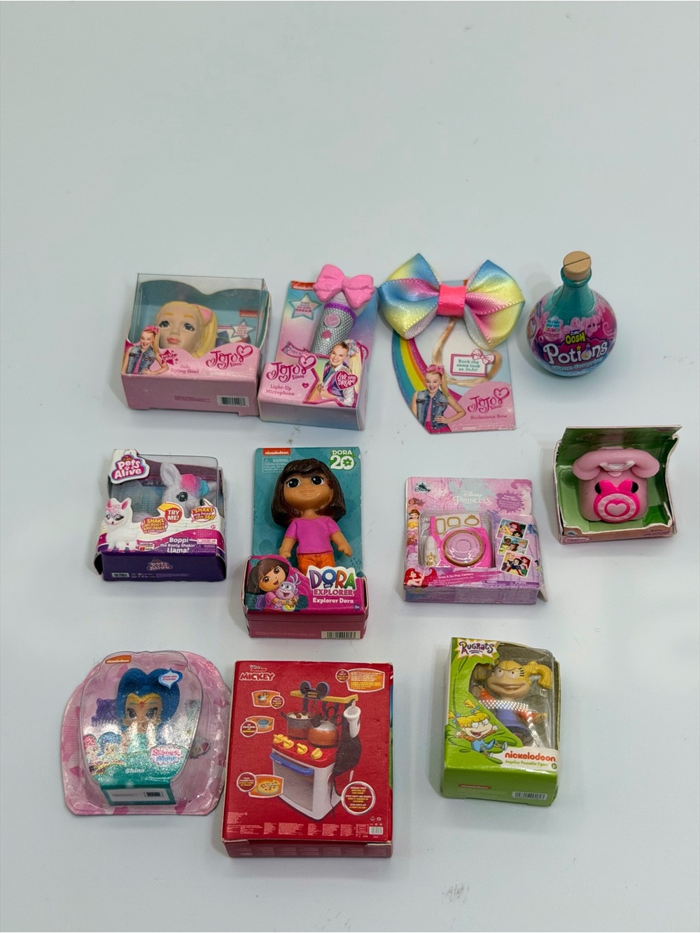 JoJo Siwa Hair Bow Pack - Pink & Rainbow